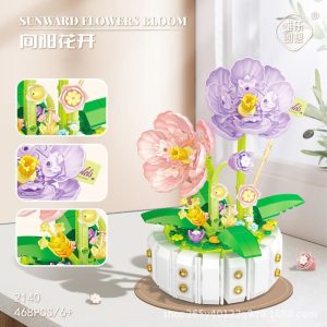 Mô Hình Lego Chậu Hoa Violet